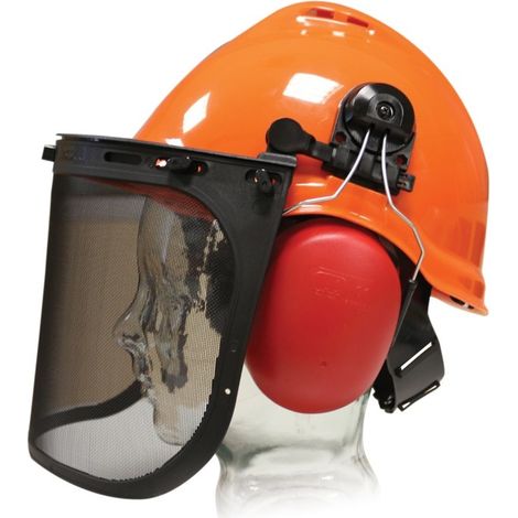 Casco forestal kit completo jumbo pantalla y protector audit