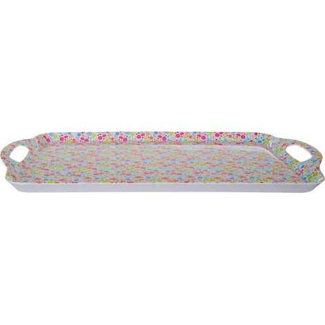 Interiors by Premier Floral Design Casey Sandwich Tray With Handles, Curved Contemporary Dining Tray, Functional Breakfast Tray (1/3)