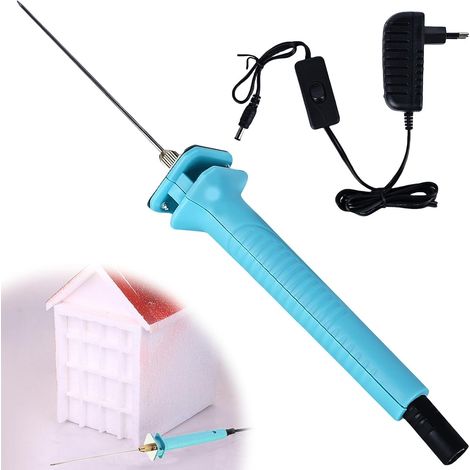 Coupe-mousse électrique - 10 cm - 100-240 V - 30 W - Outil de bricolage adapté aux bordures et polystyrène chaud (1/5)