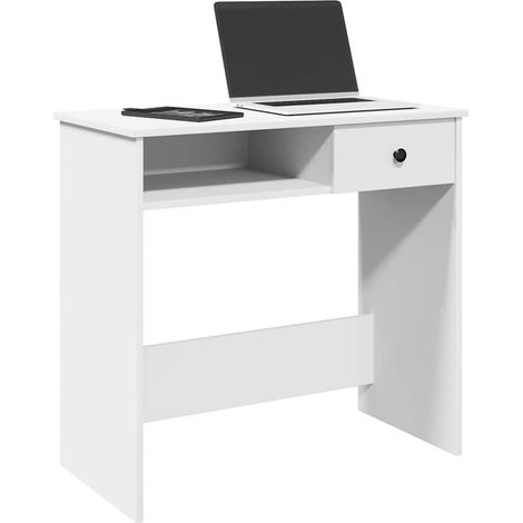Schreibtisch Weiß 80×40×75 cm Holzwerkstoff