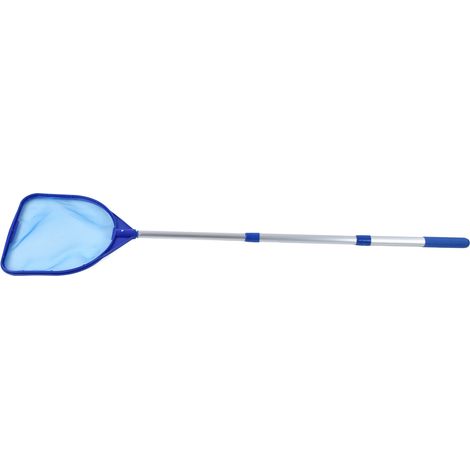 Épuisette de piscine, perche télescopique en trois parties pour un nettoyage rapide, outil de nettoyage pour spas, jacuzzis et fontaines (1/5)