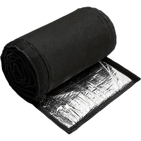 Rohrisolierungsmaterial Schwarze Schutzisolierung für Split-Klimaanlagen und Wärmepumpen, 150 x 27 cm (1/4)