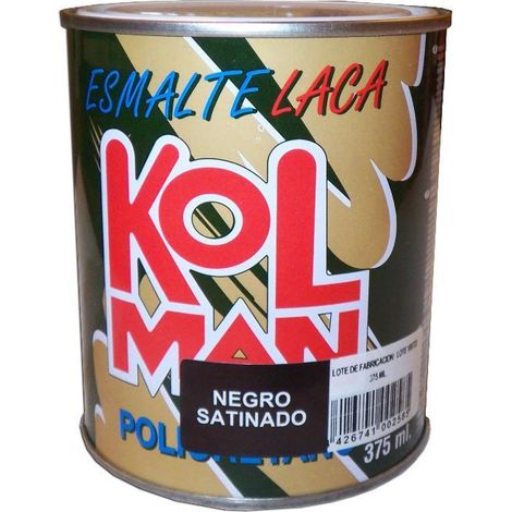 baja pintura esmalte laca pol.an.kolman blanco satin. 375 ml
