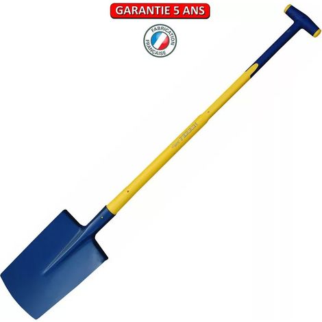 Standard 28 Spaten mit unzerbrechlichem Verbundstiel, für Garten und Gemüsebeet Outils Perrin