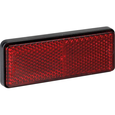 Catarifrangente posteriore con vite - 90x35 mm - Rosso (1/3)