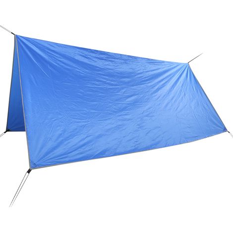 Wasserdichtes Sonnensegel, Sonnenschutz, Outdoor-Markise, Strand-Camping-Multifunktionsmarkise (Königsblau) (1/5)