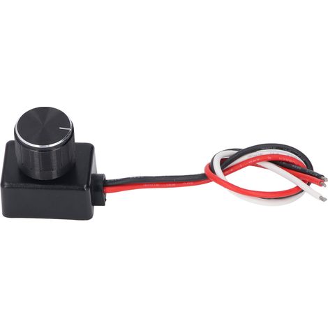 Variateur LED 12-24 V avec protection contre les surintensités et molette de variation PWM pour éclairage intérieur de camping-car, bateau, camion et rubans LED (1/5)