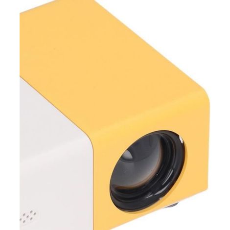 Mini projecteur portable - Résolution 1920x1080 - Prise UE - Blanc (1/4)