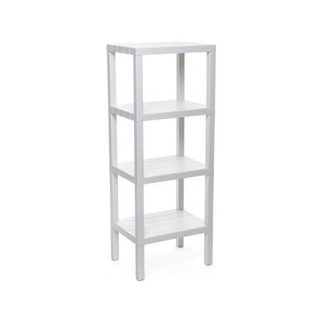 Etagère rectangulaire Lombok 4 hauteurs Tatay blanc (1/4)