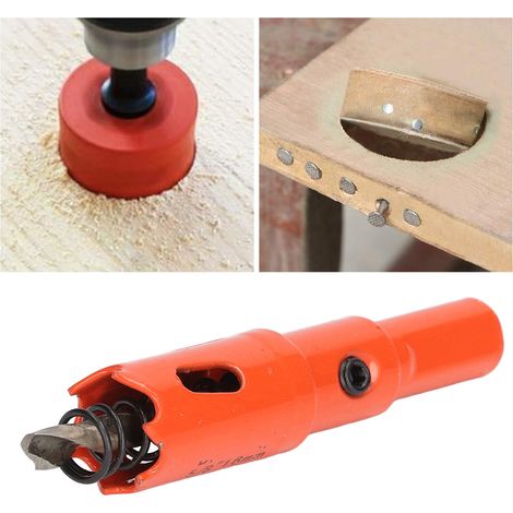 Foret scie cloche bimétallique HSS avec mandrin pour bois et métal 5/8" (1/5)