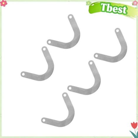 Plaque De Valve - Metal - Largeur 59 Mm - Distance Trou 46 Mm - Pour Compresseur D Air - 5 Pieces (1/4)