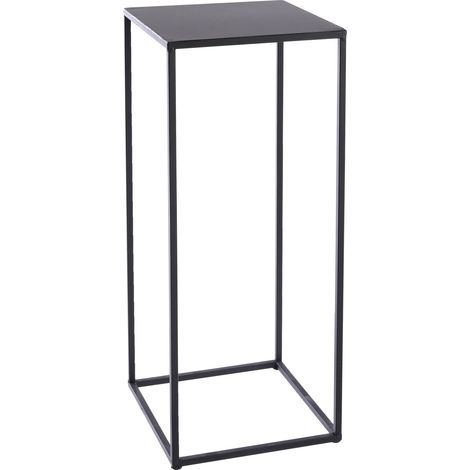 Mica Decorations Beistelltisch Quinty iron 30 x 30 x 70 cm schwarz Beistelltisch