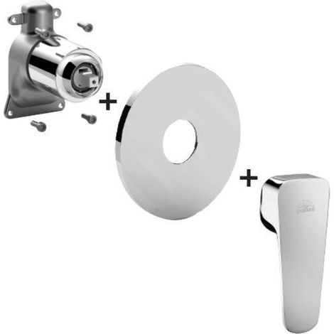 Paffoni Sly - Mitigeur encastré pour 1 sortie, chrome SYBOX010CR (1/2)