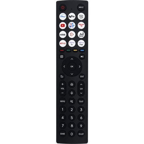 Télécommande TV Compatible Hisense ERF3F86H, sans Configuration, sans Commande Vocale (1/5)