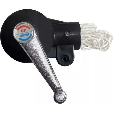 Manivelle de rechange pour parasols, manivelle avec cordon pour usage extérieur, poignée antidérapante, pièce de rechange robuste pour balcon, jardin, piscine, cour, pique-nique, 3,45 m (1/5)