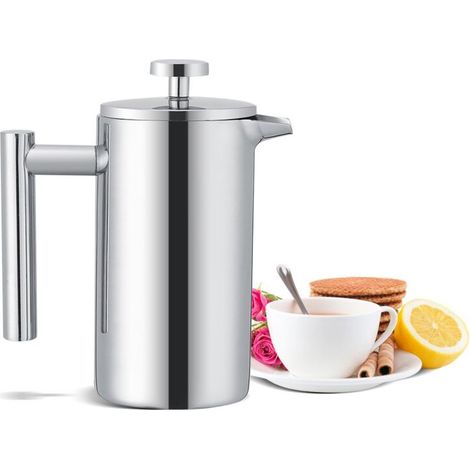 Cafetiere a double paroi en acier inoxydable 350 ml (1/5)
