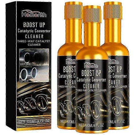 Lot de 3 nettoyants pour convertisseur catalytique de moteur de véhicule Boost Up, nettoyage en profondeur, multi-usages (1/4)