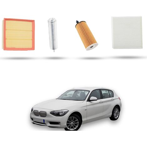 Kit Tagliando 4 filtri compatibile con Bmw Serie 1 (F20,F21) 118d 110kw dal 2015 (1/5)