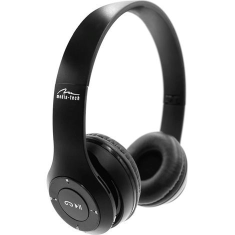 Media-Tech MT3591 EPSILION BT Cuffie Bluetooth senza fili Mp3 Radio microSD Over Ear Headset Wireless (1/5)