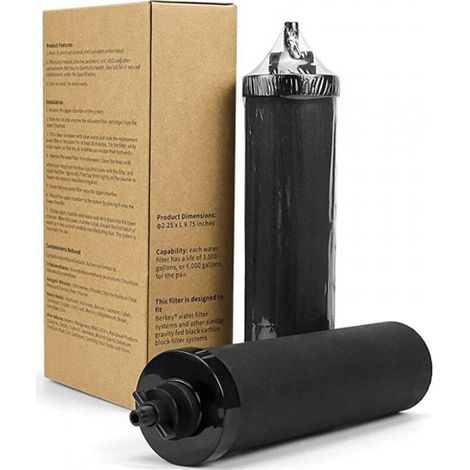 Cartouche de filtre à eau de rechange BB9-2 pour BB9-2 Black, Doulton Super Sterasyl et Propur Traveler, Nomad, King, Big Series, Purification Elements (lot de 2) (1/5)