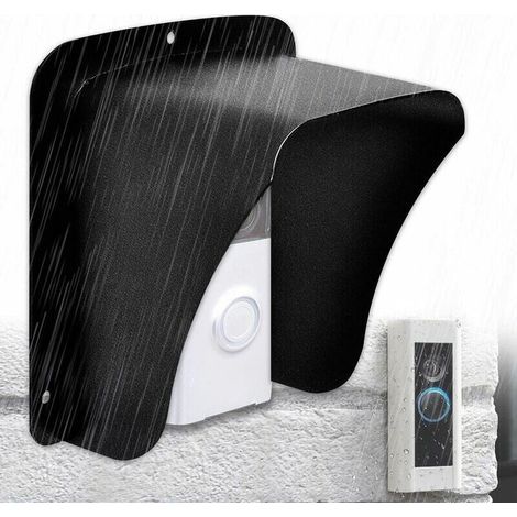 Doorbell and chime, Doorbell cover, Wireless doorbell with waterproof metal cover for video camera, Button chime, Wireless ring doorbell (1/5)