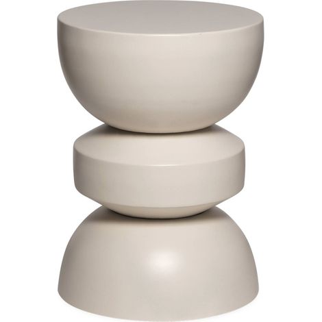 sweeek - Beistelltisch, Couchtisch, Nachttisch Metall Ø32 x H 43,5cm (1/4)