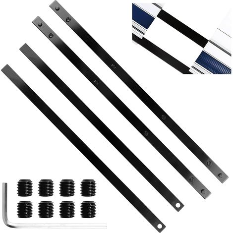2 paires de connecteurs de rail de guidage pour le rail de guidage P-45777,connecteur de rail de rideau,pour les coupes longues des scies à rails Kit de connecteurs de rail de guidage (1/5)