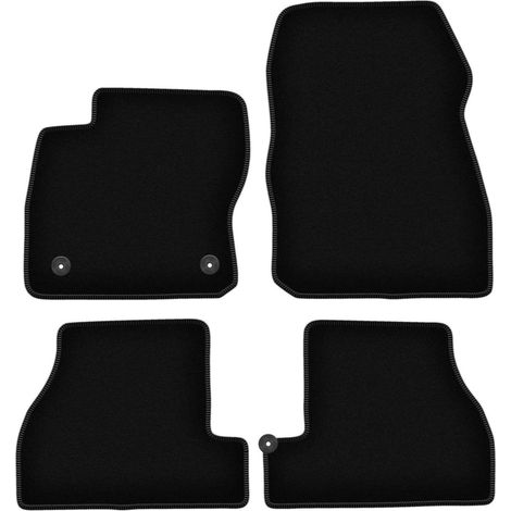 BASIC schwarze Veloursmatten für: Ford Focus MK3 USA Limousine, Kombi (2010-2019)