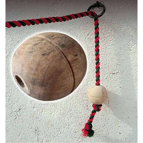 Boccia di Legno per lunghina o corda