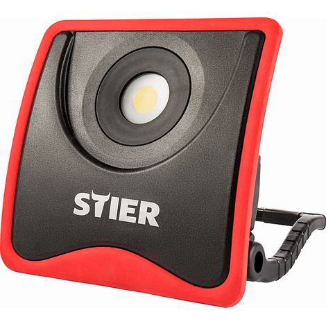 [NEUWERTIG] B-Ware Stier Akku Cob Led Baustrahler 2200 Lumen 20 W Ip65 Aluminiumdesign