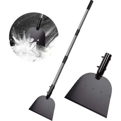 Pelle télescopique pour bordures de jardin – Lot de 1 – Outil d'été pour bordures de pelouse et désherbage / Pelle pour gravier et feuilles – Longueur totale : 135,89 cm (1/3)