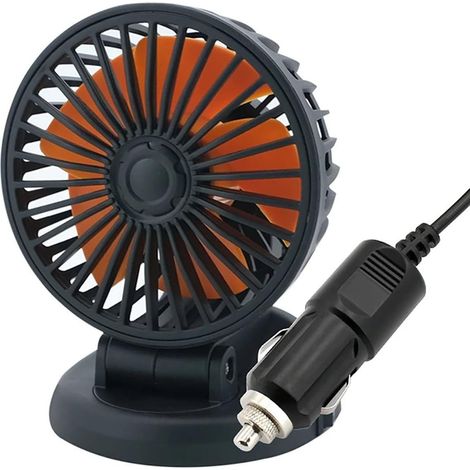 Ventilateur Refroidissement Voiture USB Rotatif – 5V/12V/24V Pour (1/5)