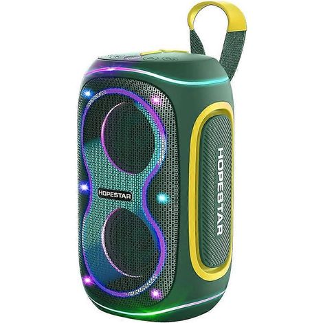 HOPESTAR sans fil BT haut-parleur Subwoofer résistant à l eau impulsion RGB Lightweight Stereo Surround Subwoofer (1/5)