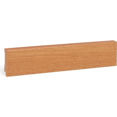 KGM Sockelleiste Modern Eiche Tiber furniert 16 x 58 mm 2,4 m