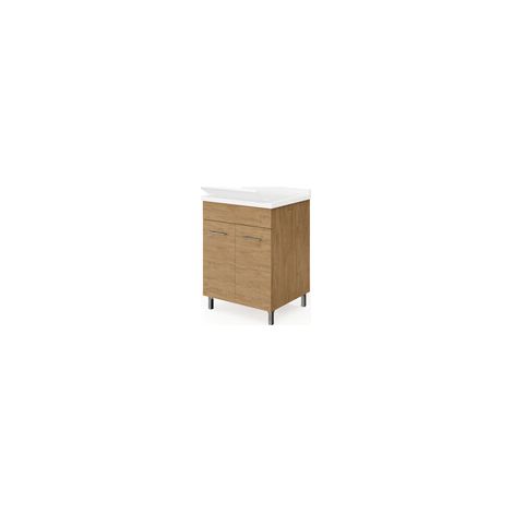LAVATOIO LEGNO 2A 60X50 ROVERE NATURALE