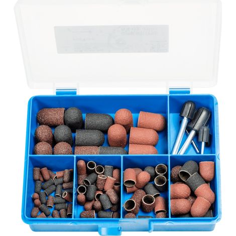 PFERD TOOLS POLICAP Set PCS110 Walzenrundform Korund für universelle Anwendung (1/2)