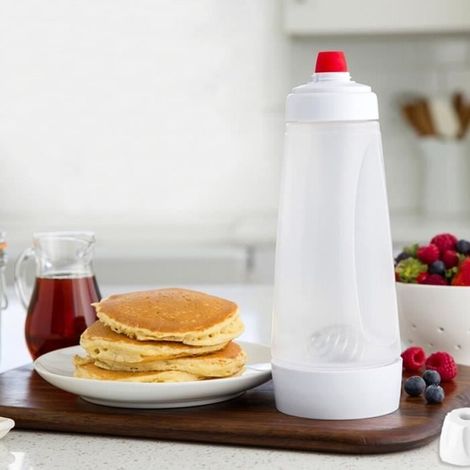 Coupe-pâtes,Mélangeur distributeur de crêpes avec échelle de mesure, boule de mélange, bouteille de mélange pour Cupcake Muffin (1/4)