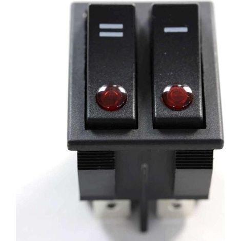 Double commutateur pour radiateur convecteur compatible DELONGHI - 5108007600 (1/2)