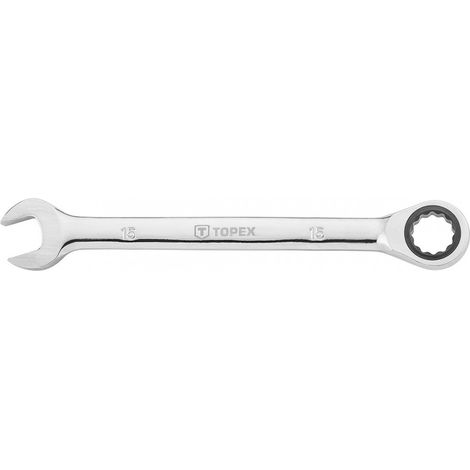 Chiave combinata con cricchetto 15x200mm topex 35d744 (1/2)