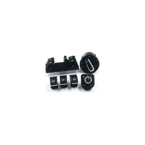 Il kit di pulsanti Lntyq è compatibile con i modelli Volkswagen Passat B6, B7, CC, Eos, Jetta, Golf 5, 6, Tiguan e Touran.