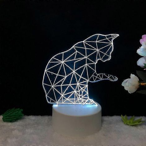 Lampe de table LED, alimentée par USB, 7 couleurs, pour la table de chevet, le bureau, le salon ou comme élément décoratif.-AquaForge (1/4)