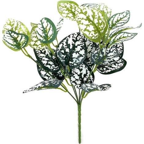 Plante artificielle verte, petit bouquet de rhubarbe, plante de jardin verte, accessoires de décoration murale pour la maisonTianbai (1/5)