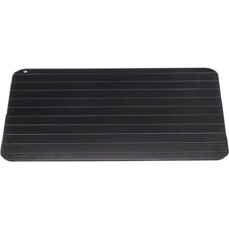 Plateau à décongélation rapide - 35,5 x 20,5 cm - Aluminium - Pour viande - Dégivrage efficace (1/4)