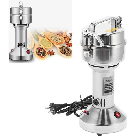 Kompakte elektrische Kaffeemühle aus Edelstahl, 100 g Fassungsvermögen, 220-V-EU-Stecker (1/5)