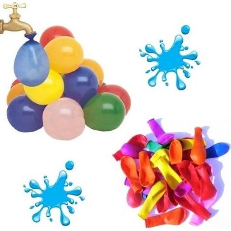 Trade Shop - BEGRIFFSBESTIMMUNG 100 PALLONCINI PER BOMBA D'ACQUA GAVETTONE PARTY MARE SPIAGGIA - (1/2)