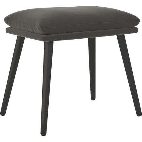 Fußhocker Dunkelgrau 45x29,5x35 cm Samt vidaXL (1/5)