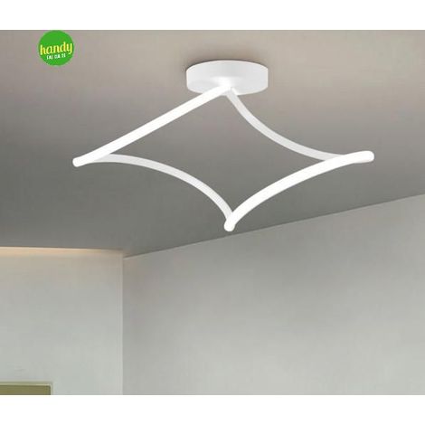 Plafoniera Demi Novecento 38W Bianco CCT con Telecomando 3000-6000K 3100Lumen