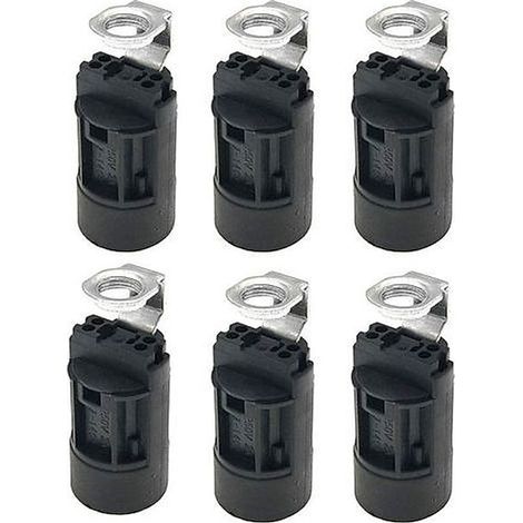 Support de Douille E14 en Plastique - Lot de 6 pour Lustres, Restauration et Création de Lampes - (1/5)