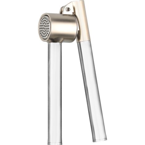 Knoblauchpresse excellent-houseware Edelstahl ergonomische Form (1/3)