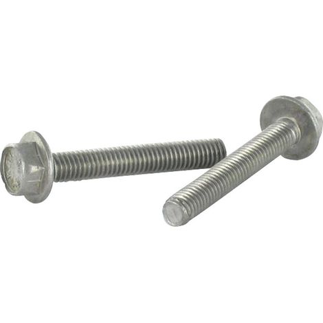 Vis métaux Tête hexagonale TH Embase lisse M5X35 Inox A2-1 pièce